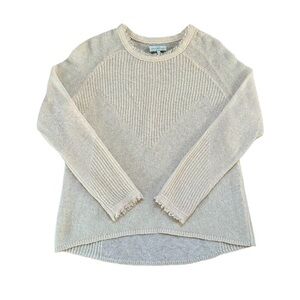 Lucky Brand Neutral Cream Thin Light Sweater | Small